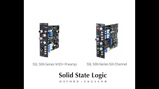 Video thumbnail for SSL 500-Series preamps comparison - VHD+ vs SiX Channel by The Gear HQ