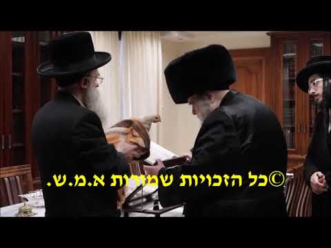 Belzer Rebbe Doing Kaporos  Erev Yom Kippur 5783