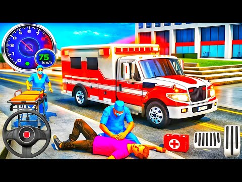 New Ambulance City Rescue Simulator - 911 US Emergency Ambulance Driving 3D - Android Gameplay 