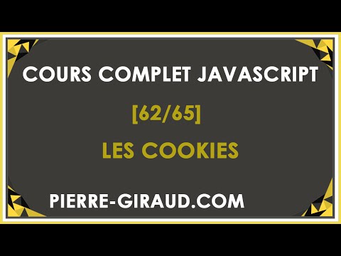 COURS COMPLET JAVASCRIPT 1 65 Présentation du cours JavaScript