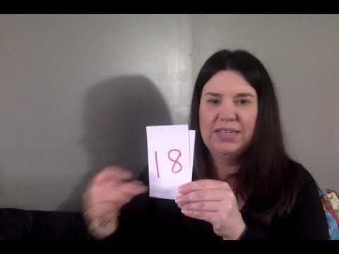 Counting to 20 in English and Spanish