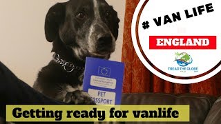 Getting ready for full time Van Life - Reggie gets his passport