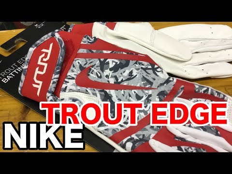 革手 NIKE TROUT EDGE Batting glove #1558 Video