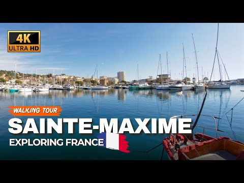 SAINTE-MAXIME, France 🇫🇷 Beautiful Beaches and City Vibes | 4K HDR Walking Tour