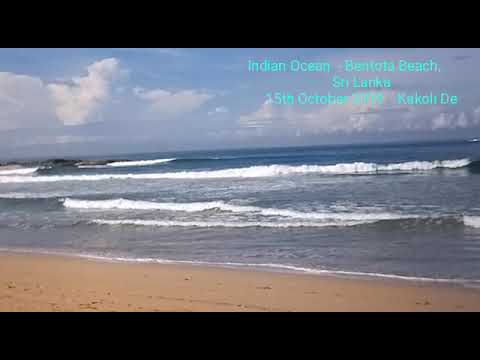 Indian Ocean  - Bentota Beach, Sri Lanka  October 2019