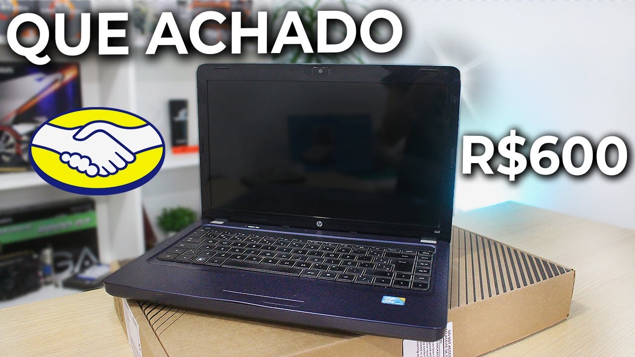 ACHEI UM NOTEBOOK USADO POR R$600, TEM SSD E PARECE NOVO! FUNCIONOU MESMO
