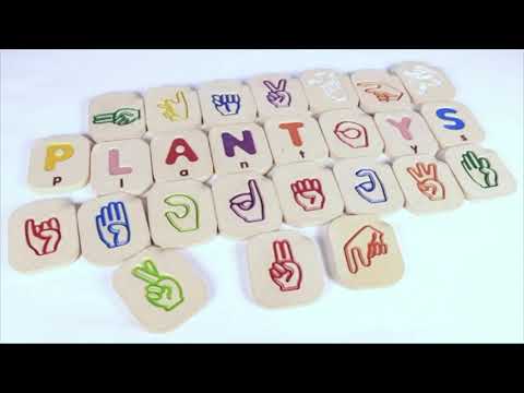 A-Z alphabets by Plan Toys