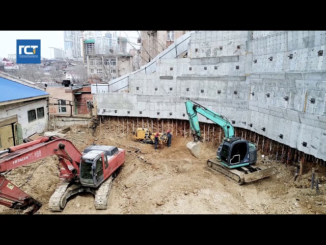 Ограждение котлована: временное защитное ограждение конструкция на ...