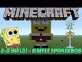 Minecraft Pixel Art Tutorial How To Make SPONGEBOB