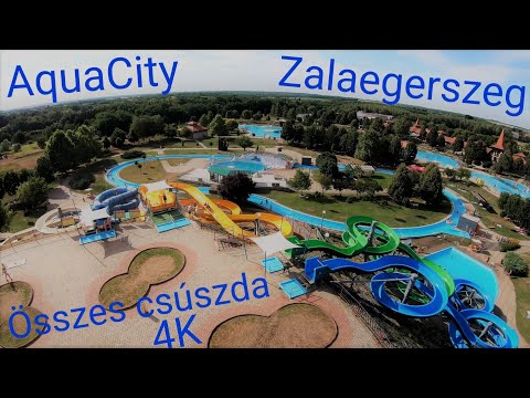 AMAZING WATERPARK HUNGARY | AQUACITY | ZALAEGERESZEG | Waterpark all slides 2021