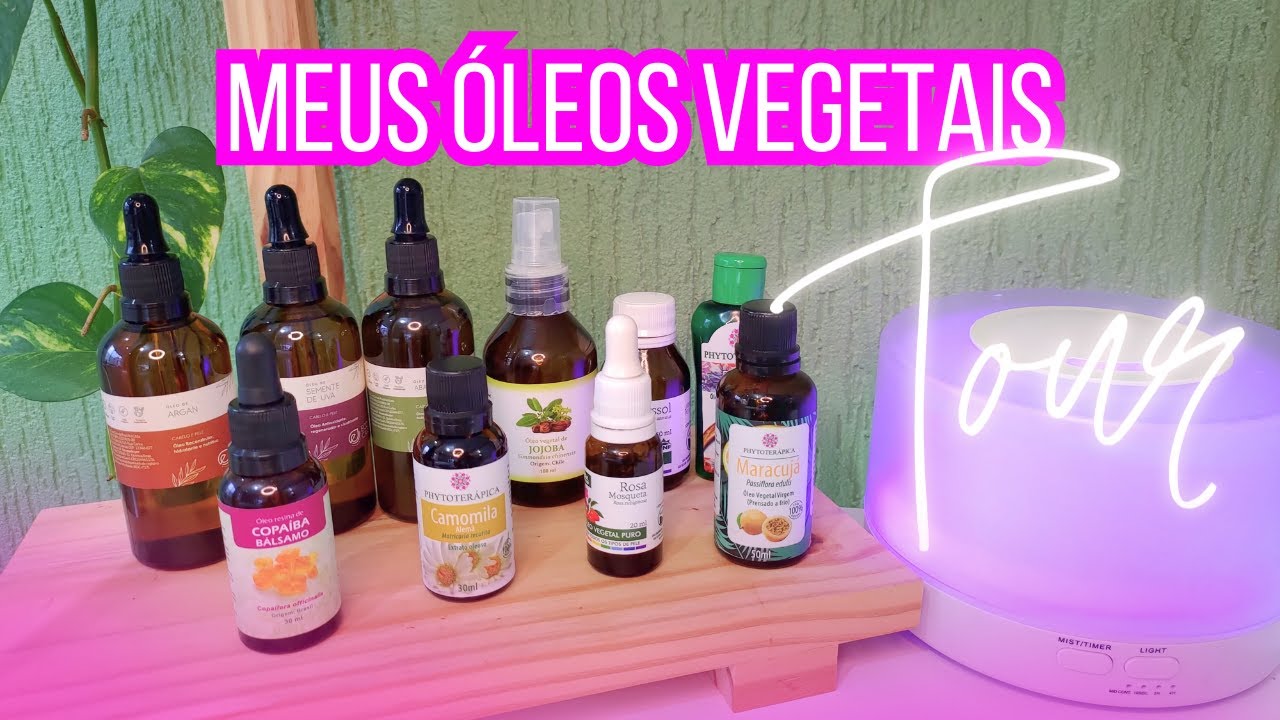 ÓLEOS VEGETAIS QUE TENHO NA ESTÉTICA