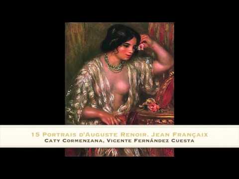 15 Portraits d'Auguste Renoir. Jean Françaix. Caty Cormenzana Díaz, Vicente Fernández Cuesta