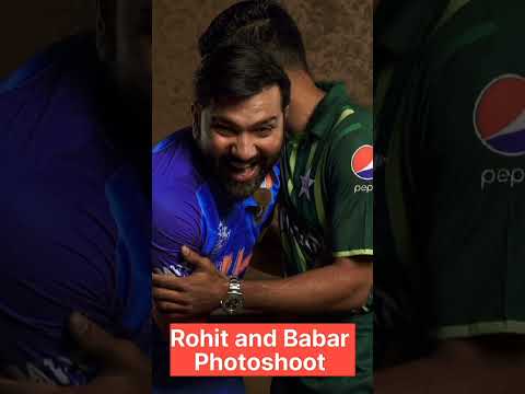 Rohit Sharma and Babar Azam Photoshoot together ahead of WT20 2022 | Pakistan vs India T20 WC 2022