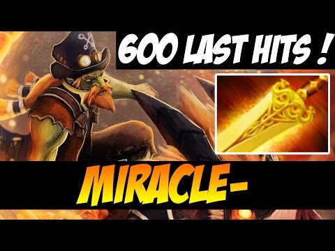 BATRIDER WITH 600 LAST HITS AND RADIANCE ! - MIRACLE- Dota 2