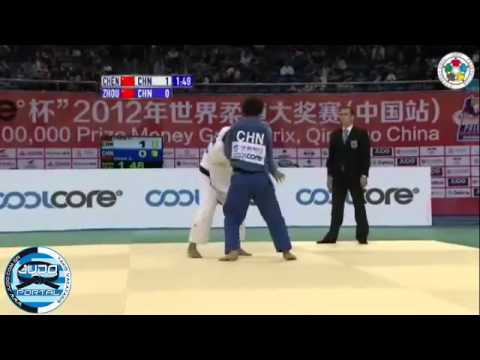 Judo Grand Prix Qingdao 2012 Semifinal -70kg CHEN Fei (CHN)-ZHOU Chao (CHN)