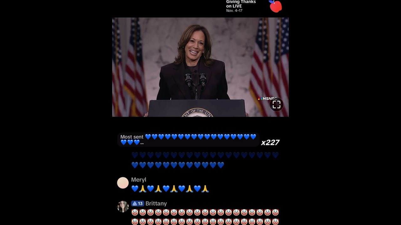 Kamala Harris speech after her loss
