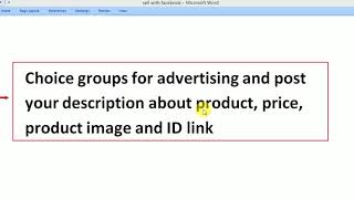 HOW TO SELL( SFI) TRIPLE CLICK PRODUCT WITH FACEBOOK 2022