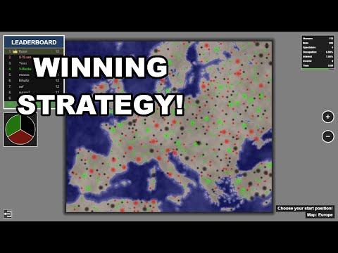 Europe Map Winning Strategy! Territory Games io - Territorial IO