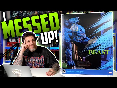 The BEAST (X-Men) Premium Format by SIDESHOW | Statue Unboxing & Review