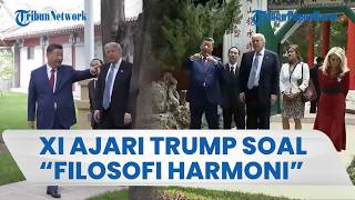 Xi Jinping Ajari Trump soal "Filosofi Harmoni" saat Keduanya Bertemu di Beijing
