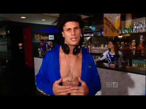 DJ Yallah beau ryan trashes Robbies farah's Leichhart Tiger nrl footy show funny