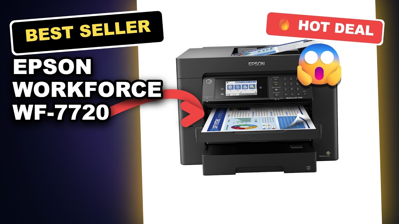 Epson Workforce WF-7720 Wireless Color Printer Review: Is It Worth It? review video