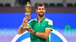 🎾🏆 خاتشانوف يدخل التاريخ بفوزه بلقب قطر إكسون موبيل