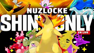 [LIVE🔴] POKEMON HEARTGOLD mais UNIQUEMENT avec des SHINY en NUZLOCKE !