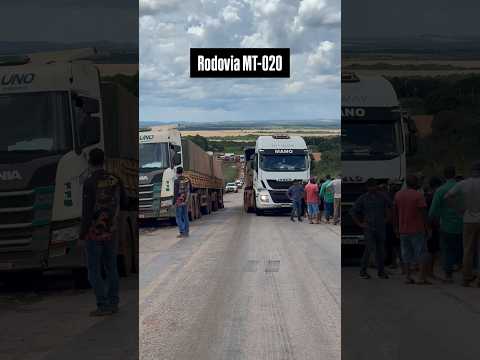 Engarrafamento MT-020 a Paranatinga-MT 🔂 Canarana |  #matogrosso #araguaia #noticias #viralshorts
