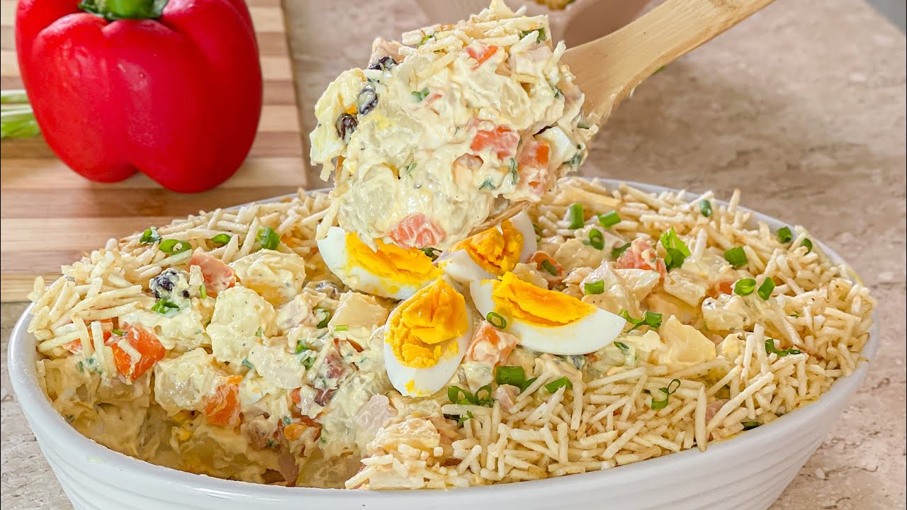 VOCÊ JÁ FEZ SALADA DE MAIONESE ASSIM? | SALADA SUPER CAPRICHADA PARA O NATAL | Gabriel Freitas