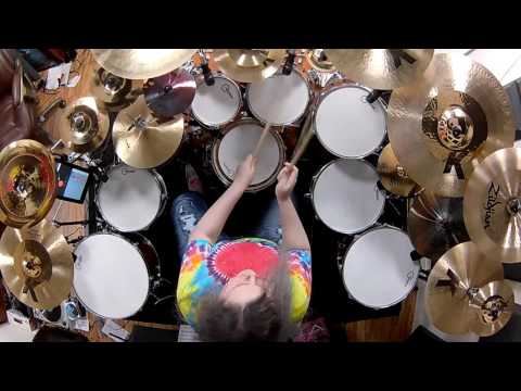 Norwegian Wood - Buddy Rich version drum cover performed by Penny Larson