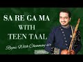 Daily Flute Riyaz for Intermediate Flute Learners / Essential Lesson with Teen Taal