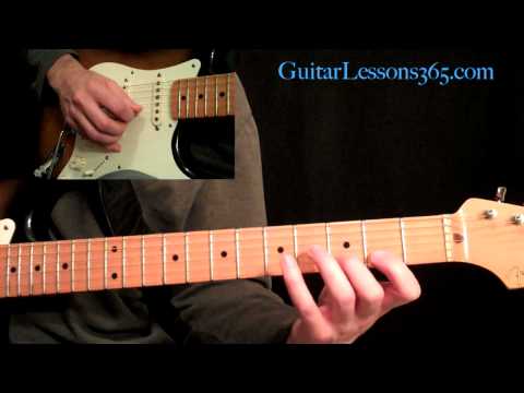 Ozzy Osbourne - Crazy Train Guitar Lesson Pt.2 - PreChorus & Chorus w/Fills