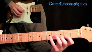 Ozzy Osbourne - Crazy Train Guitar Lesson Pt.2 - PreChorus &amp; Chorus w/Fills