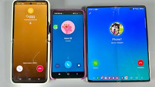 Battle Applications Telegram vs BiP Messenger vs Google DUO (MEET) Incoming Call Samsung Galaxy Fold