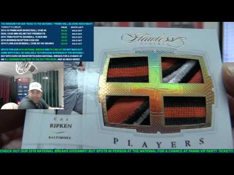 2016 Panini Flawless Baseball Case Break #21 Random Hit Style