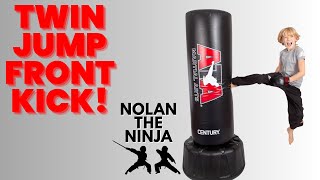 Twin Jump Front Kick Tutorial