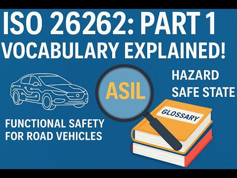 ISO 26262 Part 1 | Vocabulary & Key Functional Safety Terms