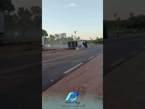 Um homem de 50 anos morreu após sofrer um acidente na BR-153, no norte de Goiás. Ele