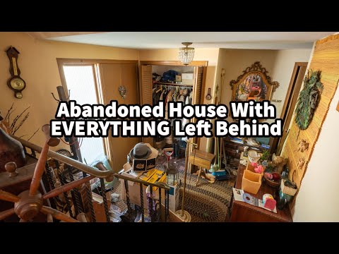 Abandoned House With EVERYTHING Left Behind | Abandoned Time Capsule House