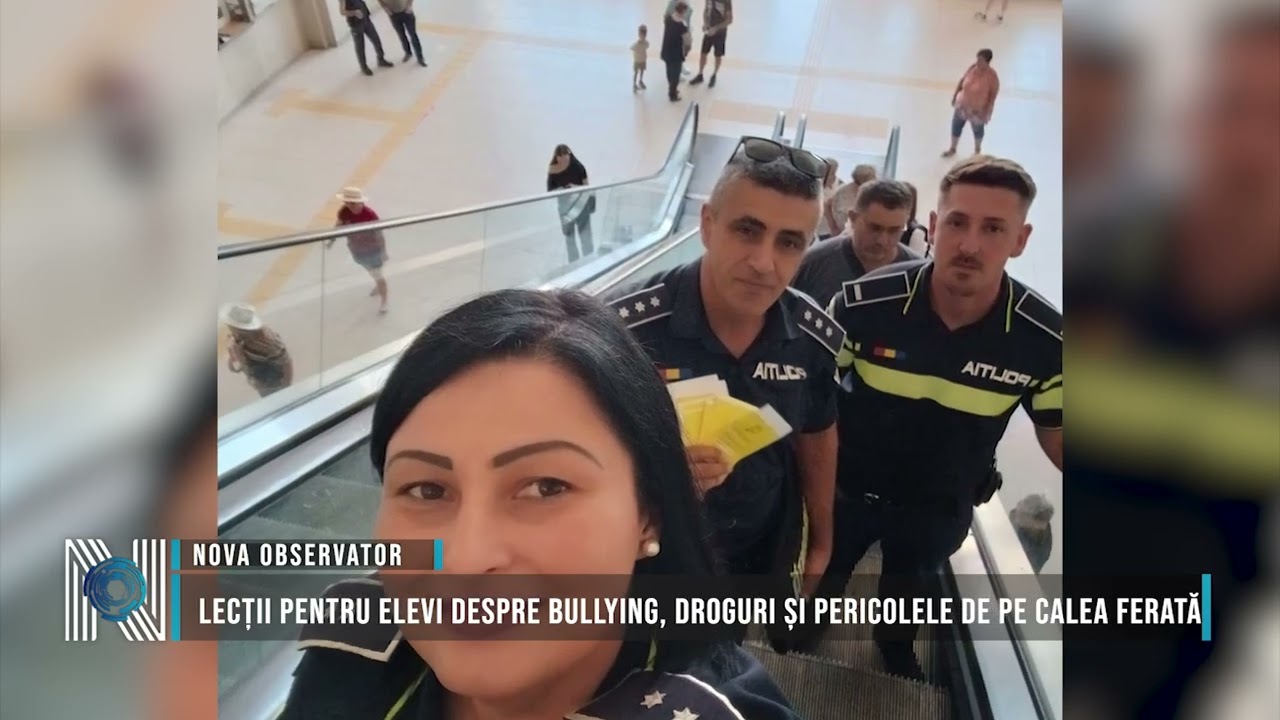 LECȚII PENTRU ELEVI DESPRE BULLYING, DROGURI ȘI PERICOLELE DE PE CALEA FERATĂ