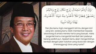 Download lagu TILAWAH UNTUK ACARA PERNIKAHAN (3) An- Nisa' 19-22  K.H.Muammar Z.A mp3