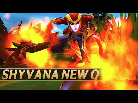 SHYVANA NEW Q EFFECT - League of Legends