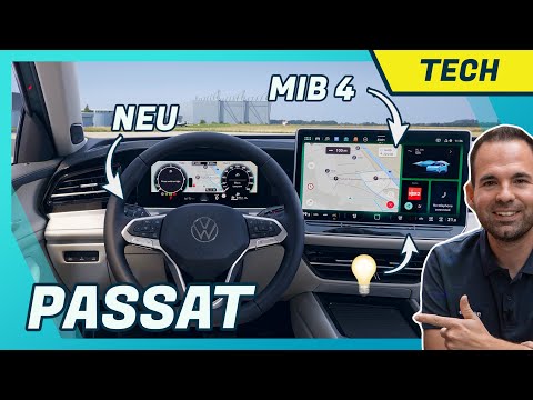 Neuer Passat 2024 (B9): Details zu Cockpit, MIB 4 Infotainment & Bedienung im ersten Test!