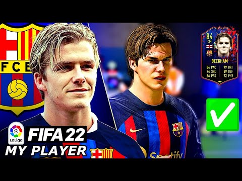 DAVID BECKHAM SIGNS FOR BARCELONA!!🔥🇪🇸 - FIFA 22 Beckham Player Career Mode EP6