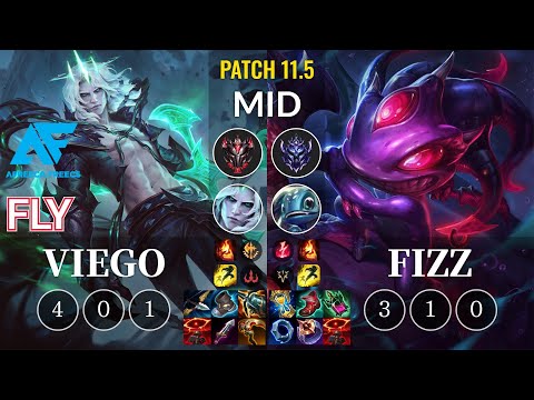 AF Fly Viego vs Fizz Mid - KR Patch 11.5