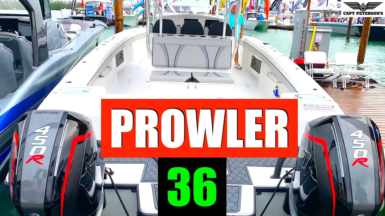 Prowler 36' First Look - 2020 Miami International Boat Show - CAPT "SGT" Peterson