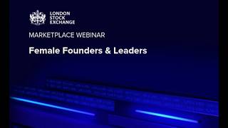 Female Founders & Leaders | Marketplace Webinar