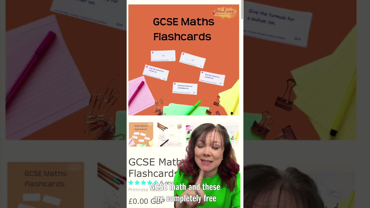 Free maths flashcards!