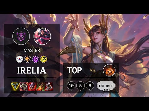 Irelia Top vs Gnar - KR Master Patch 10.24